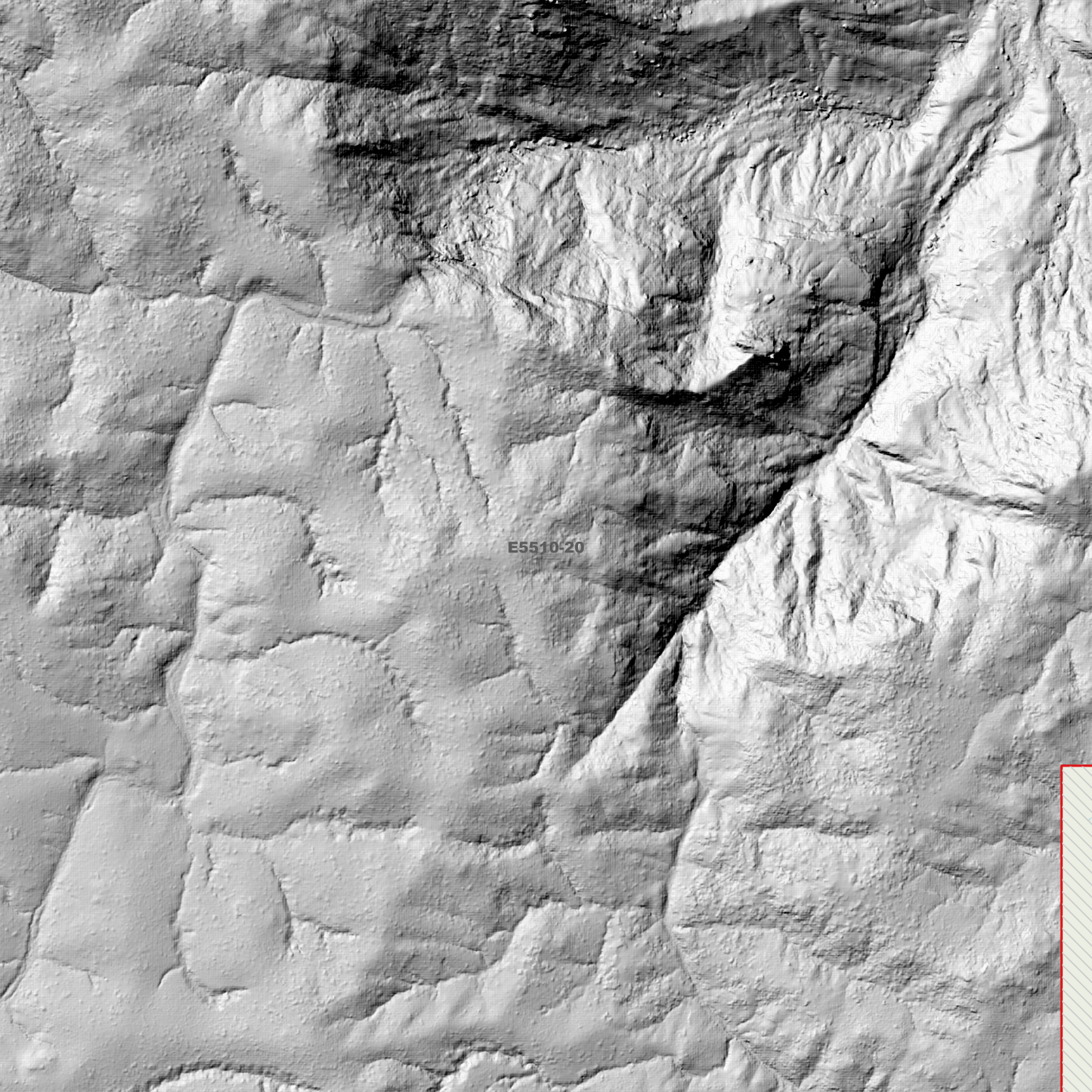 Mount Fox 1m Digital Elevation Model (E5510-20)
