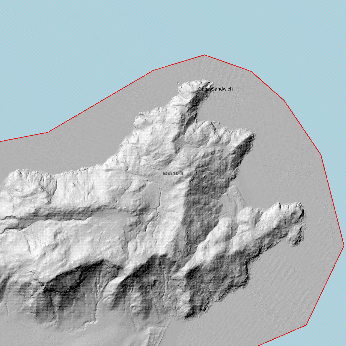 Cape Sandwich 1m Digital Elevation Model (E5510-4)