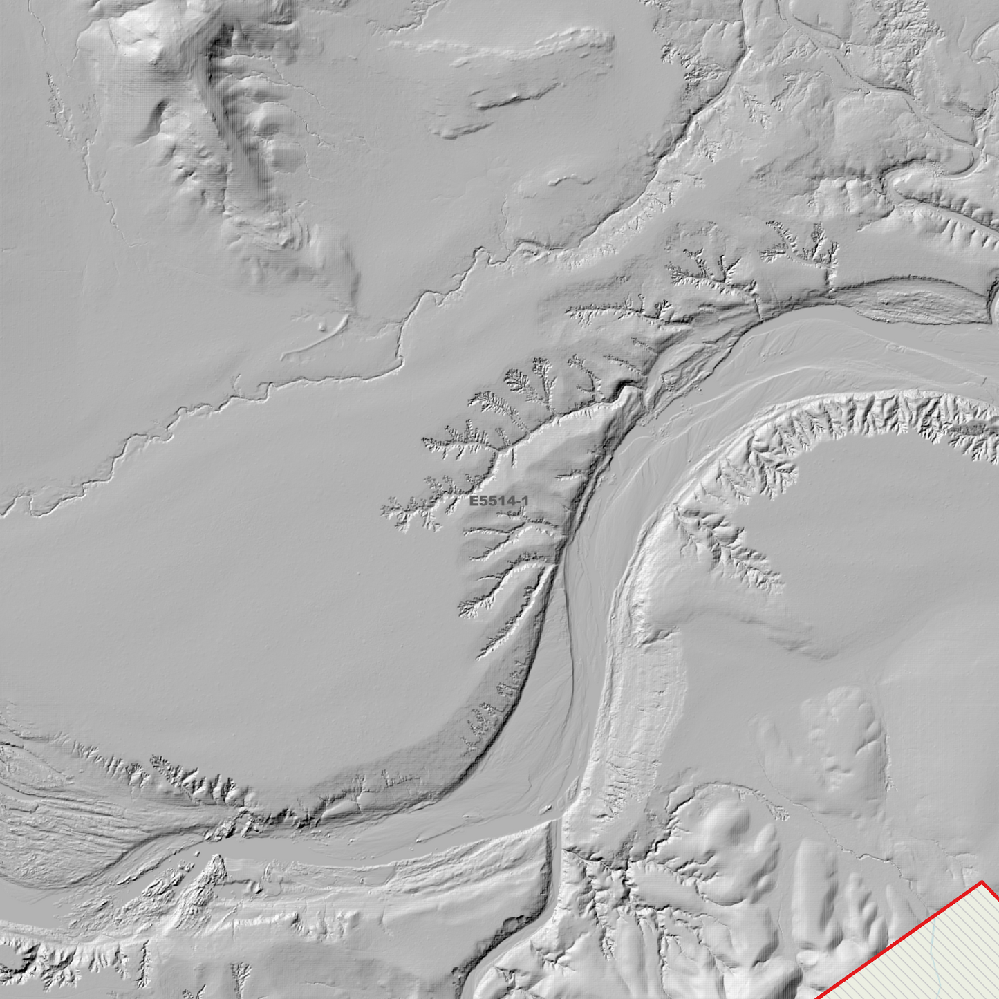 Mount FullStop 1m Digital Elevation Model (E5514-1)