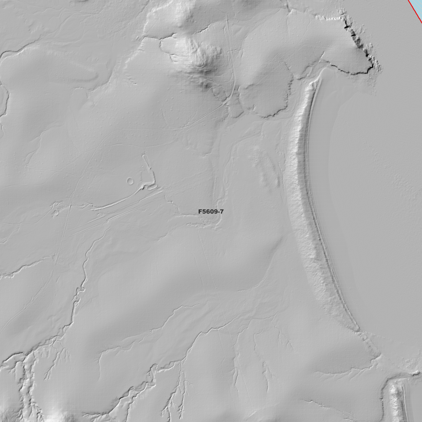 Krankeet Mountain 1m Digital Elevation Model (F5609-7)