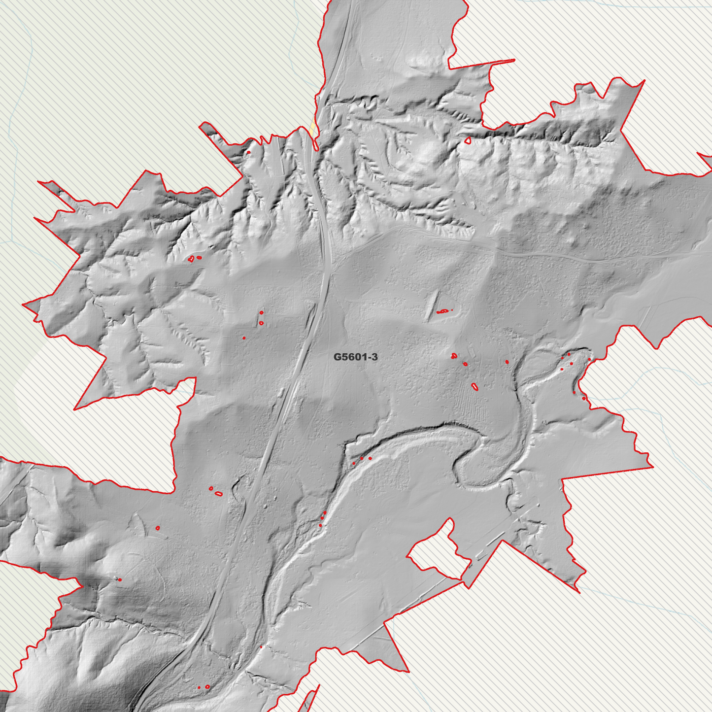 Mount Buckland 1m Digital Elevation Model (G5601-3)