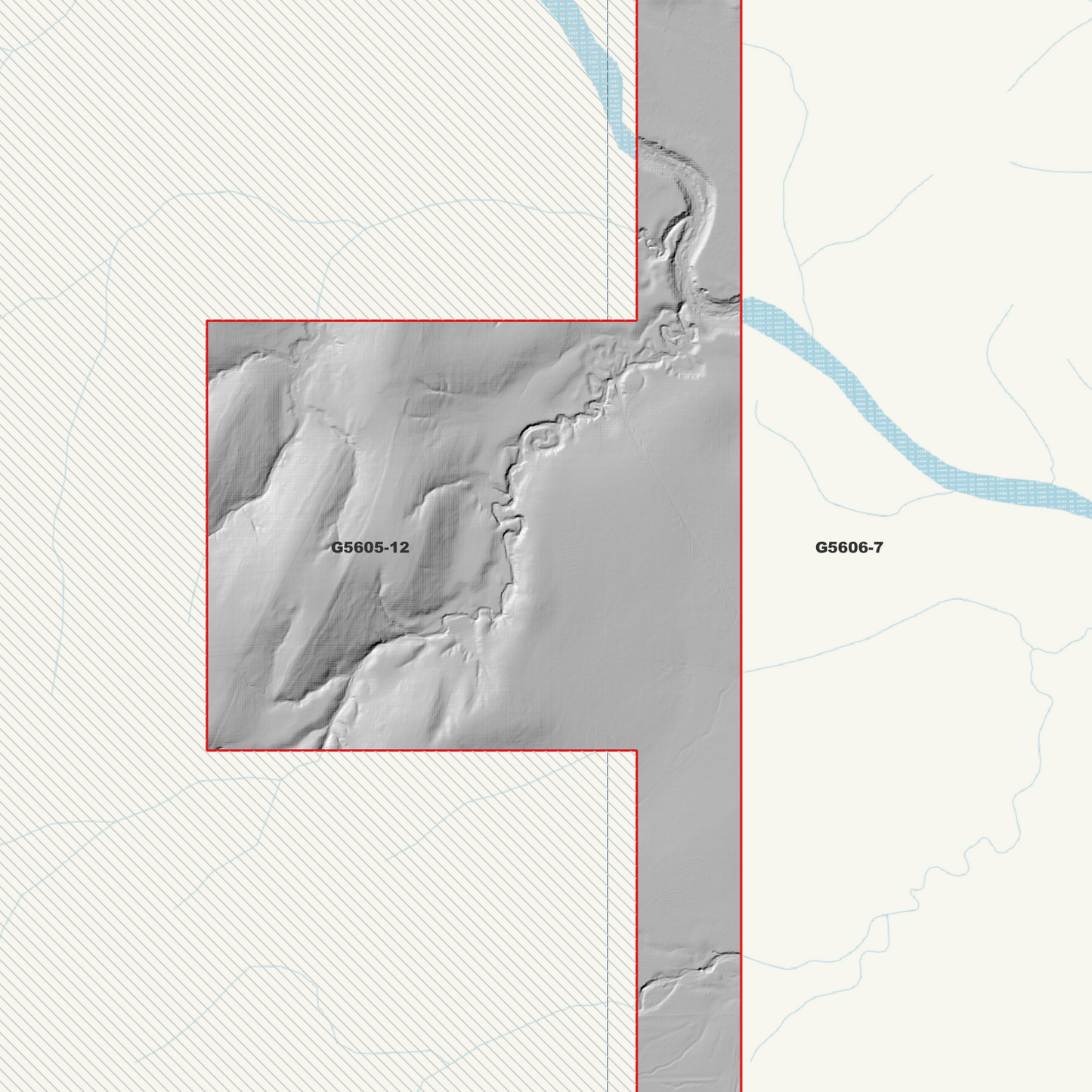 The Red Mountain 1m Digital Elevation Model (G5605-12)
