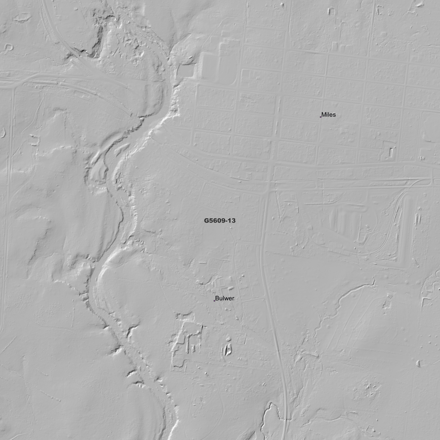 Miles 1m Digital Elevation Model (G5609-13)