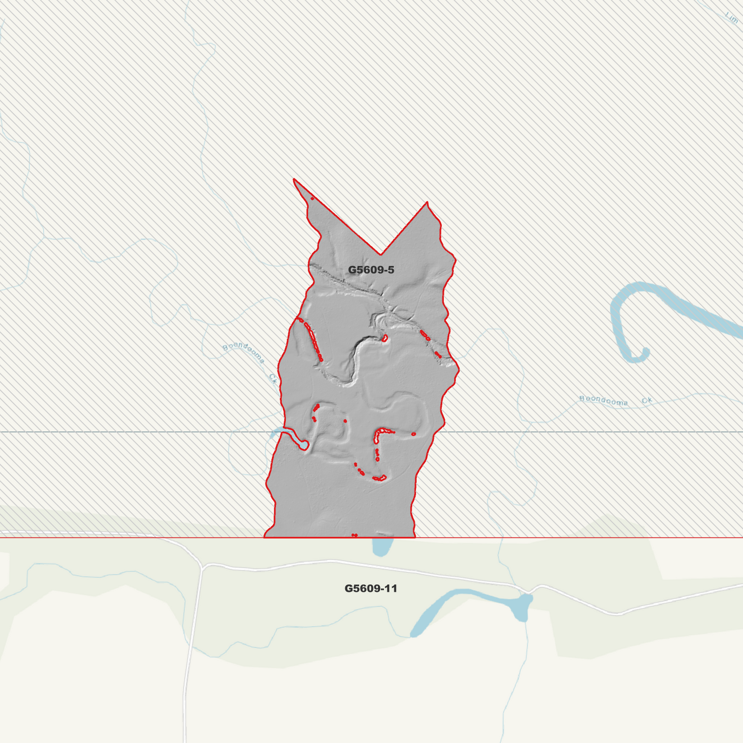 Allies Creek 1m Digital Elevation Model (G5609-5)