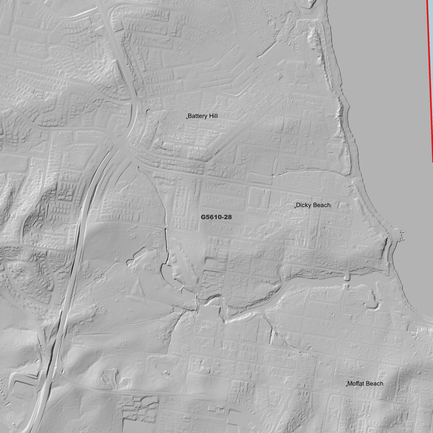Caloundra 1m Digital Elevation Model (G5610-28)