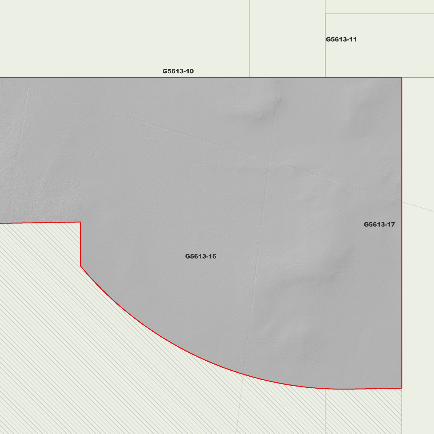 Dunmore 1m Digital Elevation Model (G5613-16)