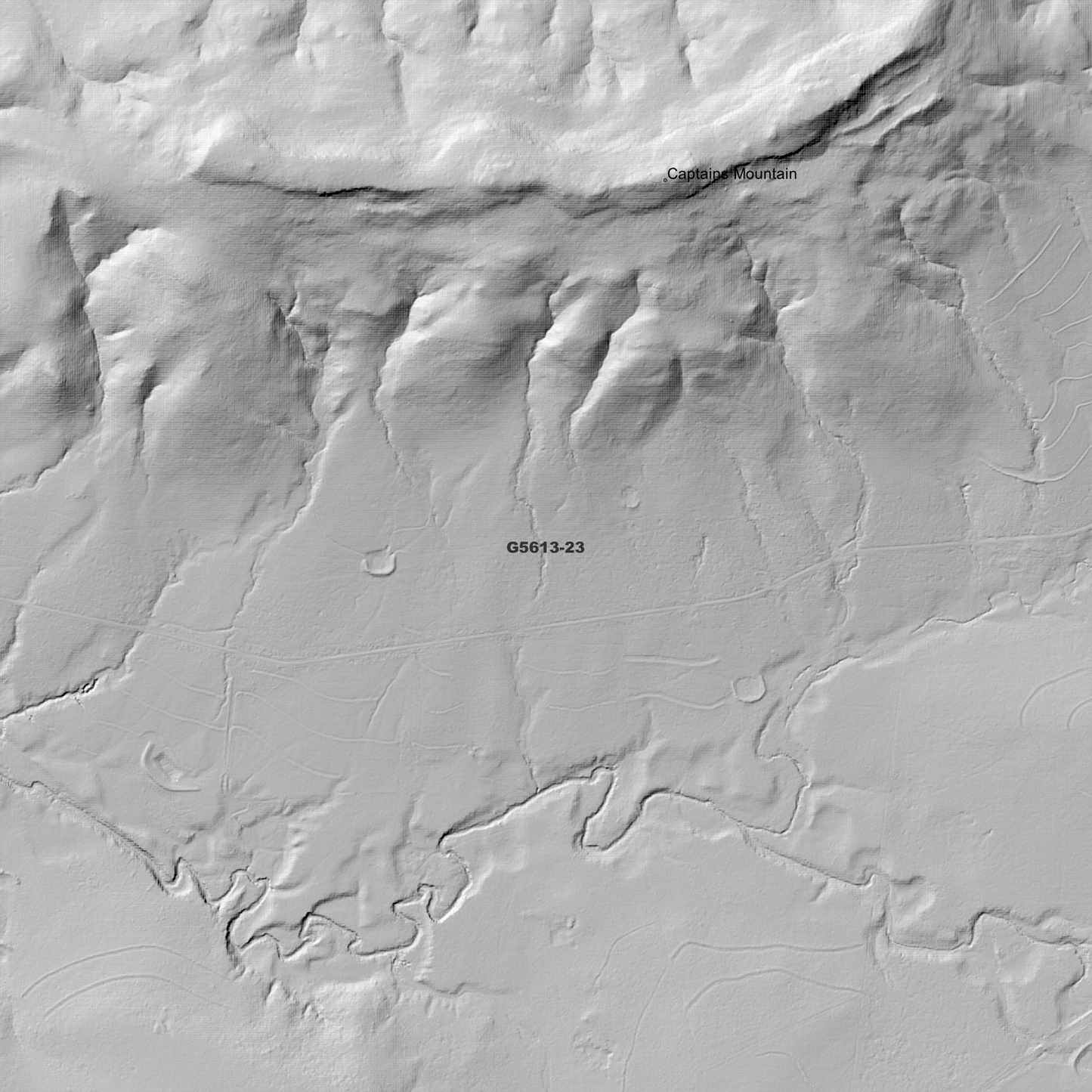 Captains Mountain 1m Digital Elevation Model (G5613-23)