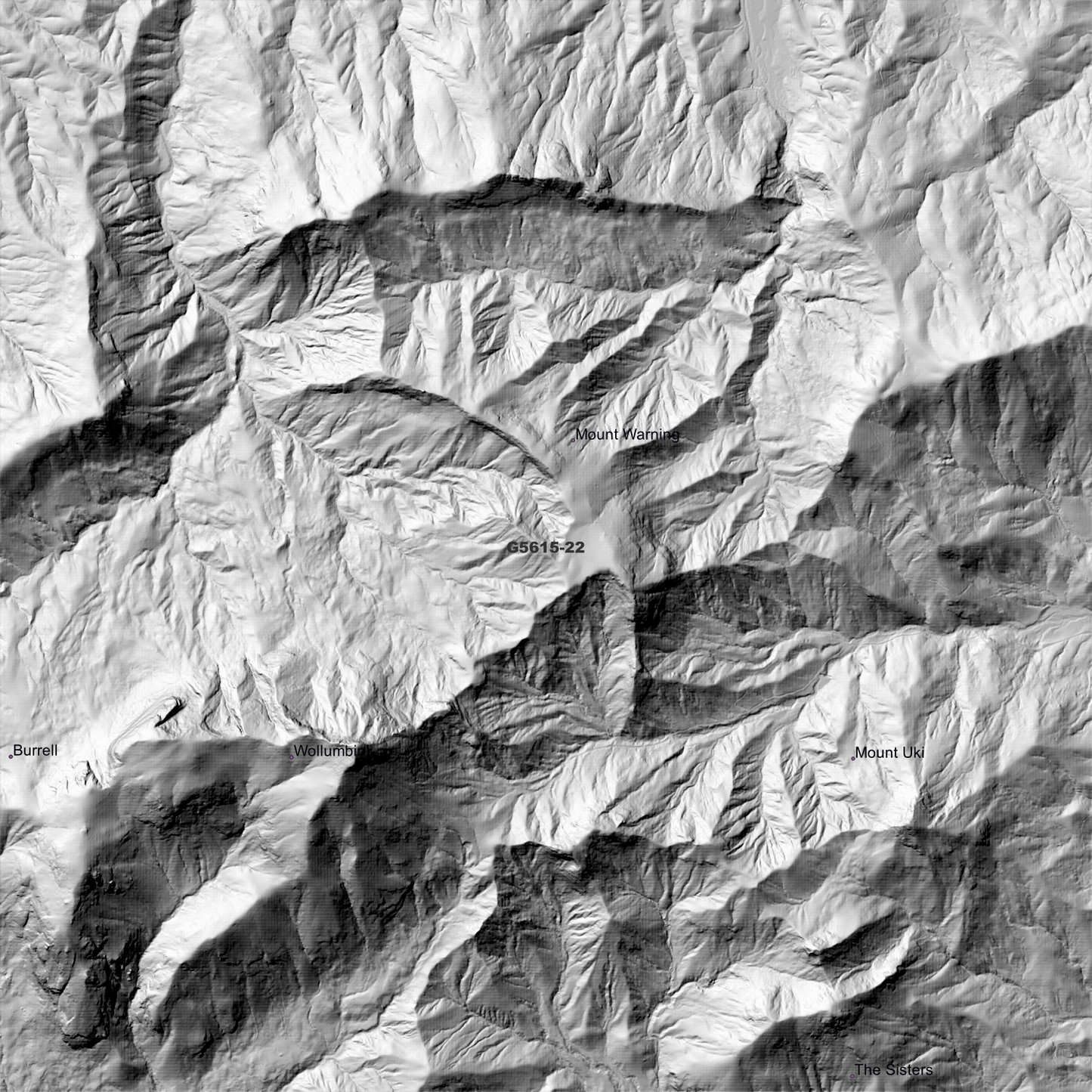 Murwillumbah 1m Digital Elevation Model (G5615-22)