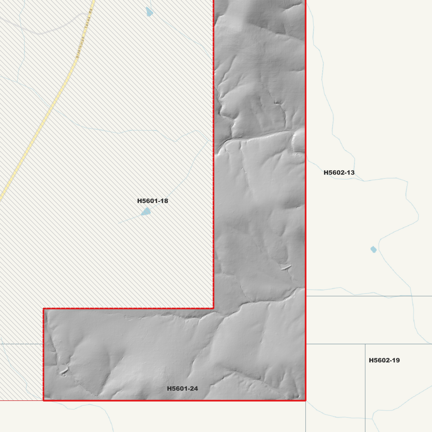 Mount Bullaganang 1m Digital Elevation Model (H5601-18)