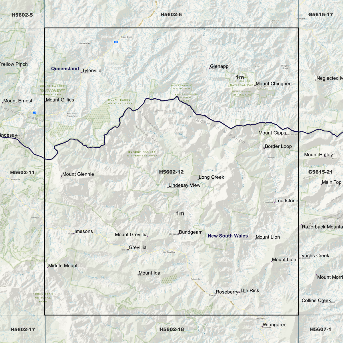 Grevillia 1m Digital Elevation Models (H5602-12)