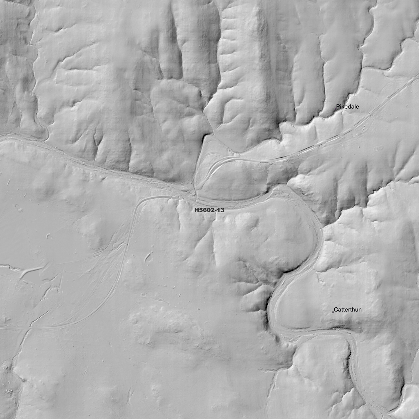 Pikedale 1m Digital Elevation Model (H5602-13)