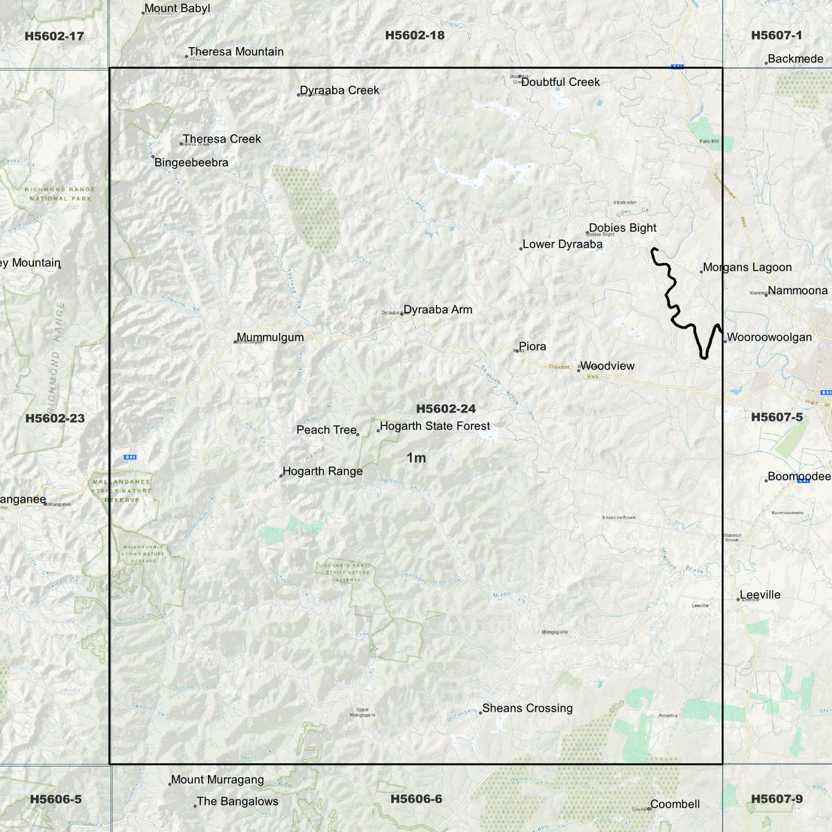 Hogarth 1m Digital Elevation Models (H5602-24)