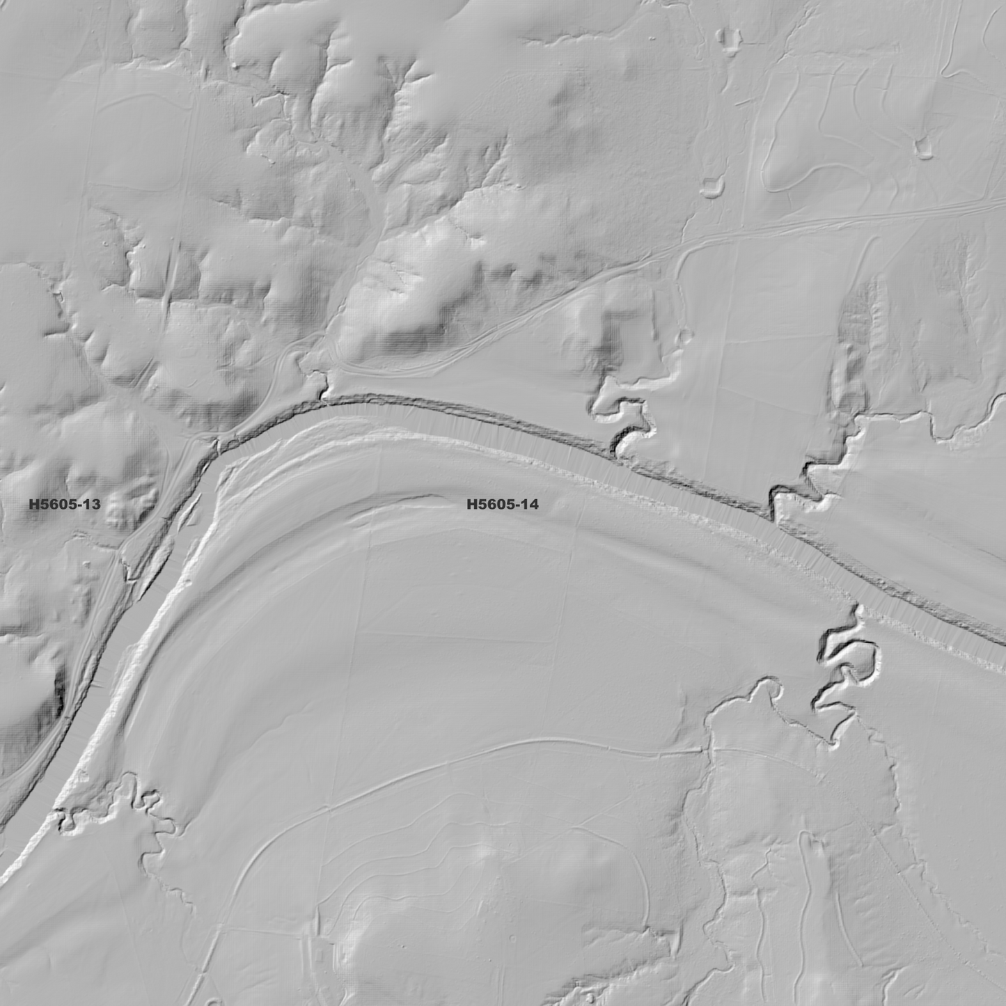 Glendon 1m Digital Elevation Model (H5605-14)