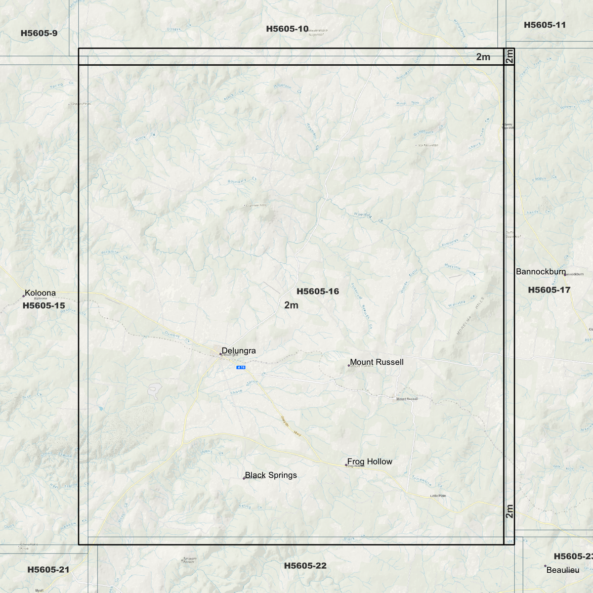 Gragin 2m Digital Elevation Models (H5605-16)