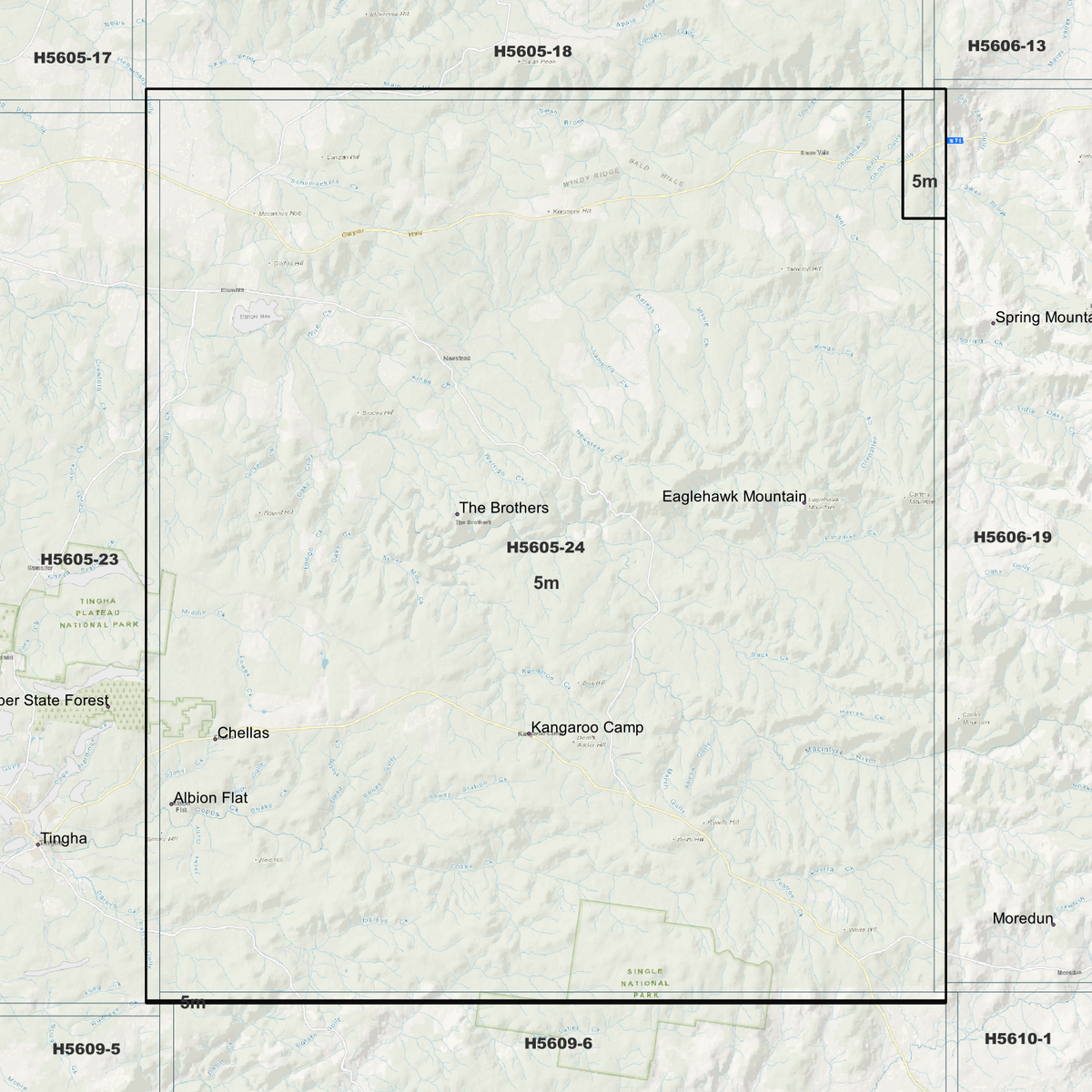 Paradise 5m Digital Elevation Models (H5605-24)