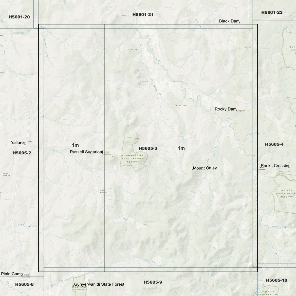 Fishers 1m Digital Elevation Models (H5605-3)