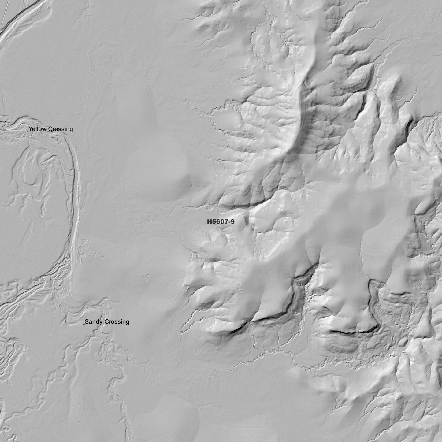 Bungawalbin 1m Digital Elevation Model (H5607-9)