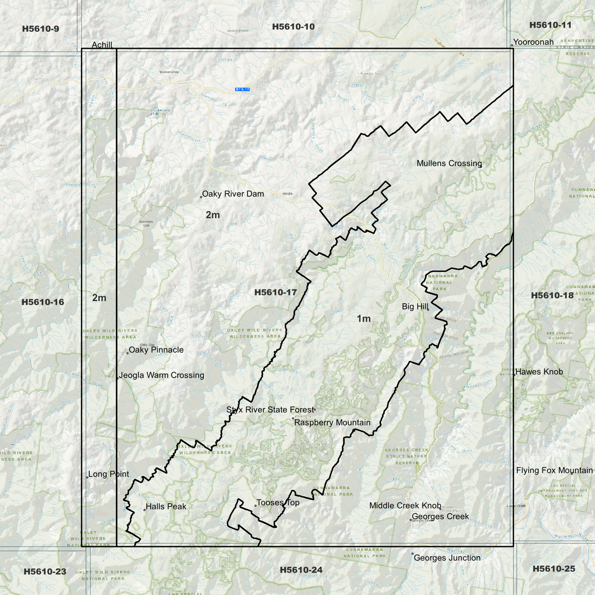 Styx 1m & 2m Digital Elevation Models (H5610-17)