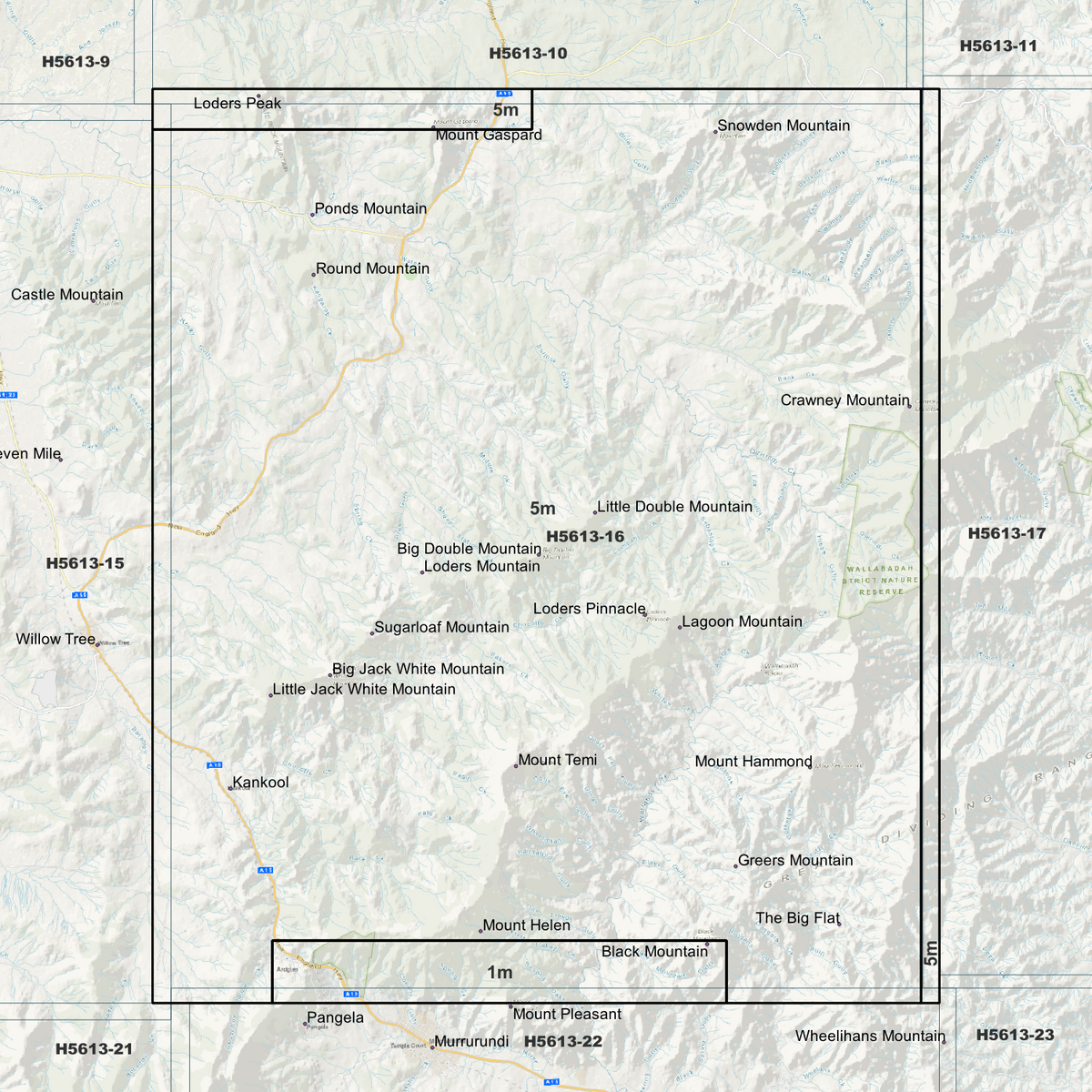 Ardglen 1m & 5m Digital Elevation Models (H5613-16)