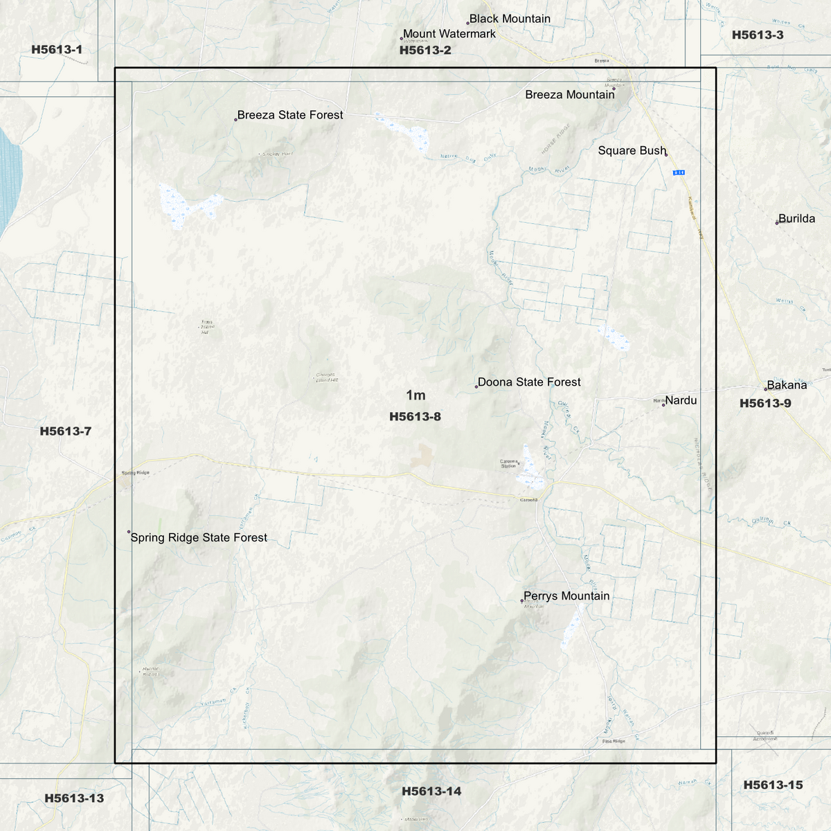 Caroona 1m Digital Elevation Models (H5613-8)
