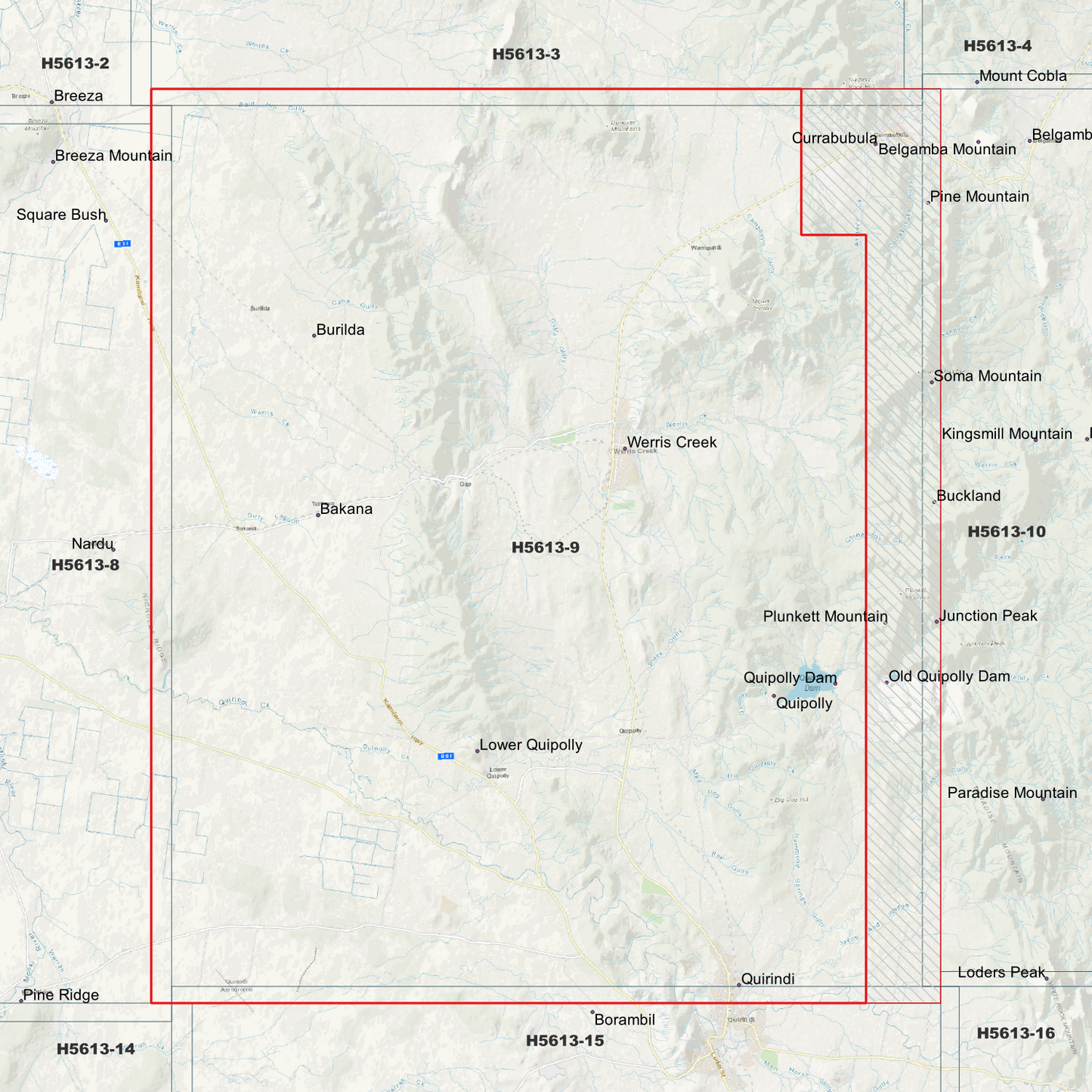 Werris Creek 1m Digital Elevation Model (H5613-9)
