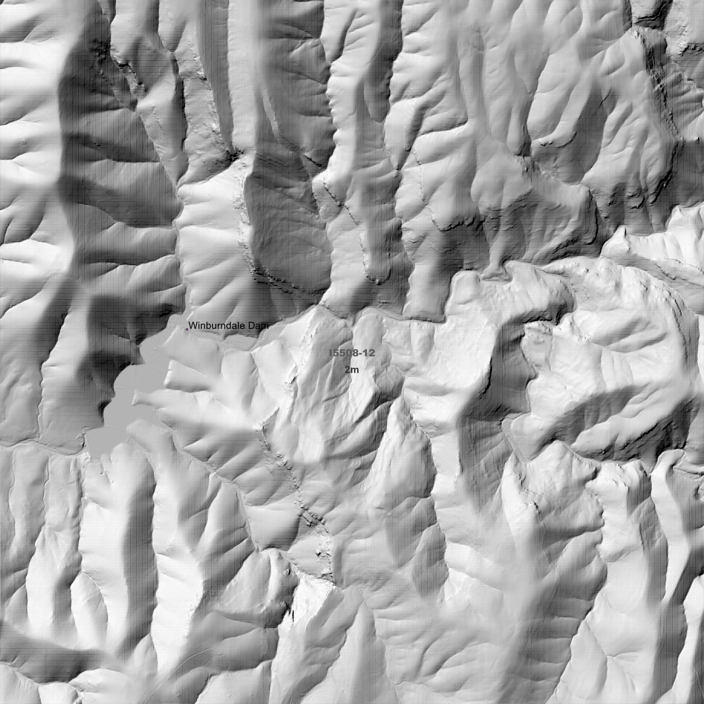 Yethholme 2m Digital Elevation Model (I5508-12)