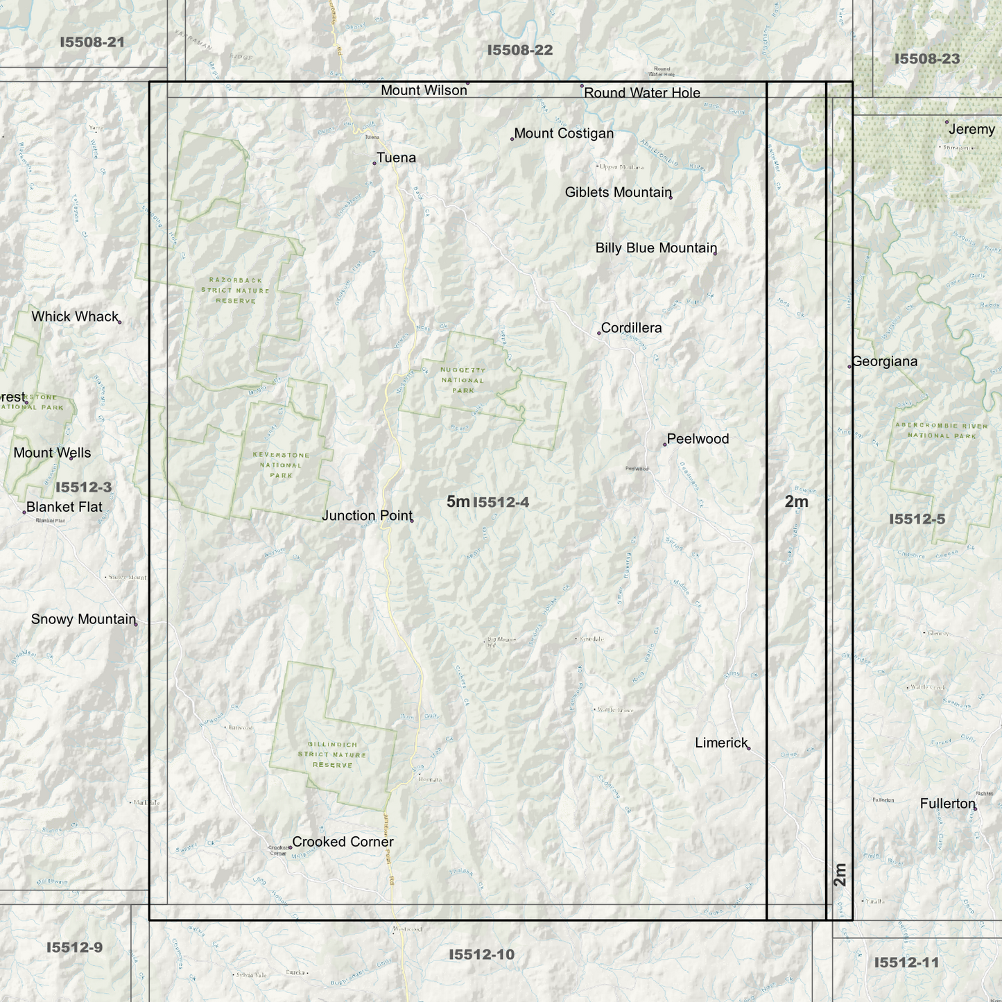 Tuena 2m & 5m Digital Elevation Models (I5512-4)