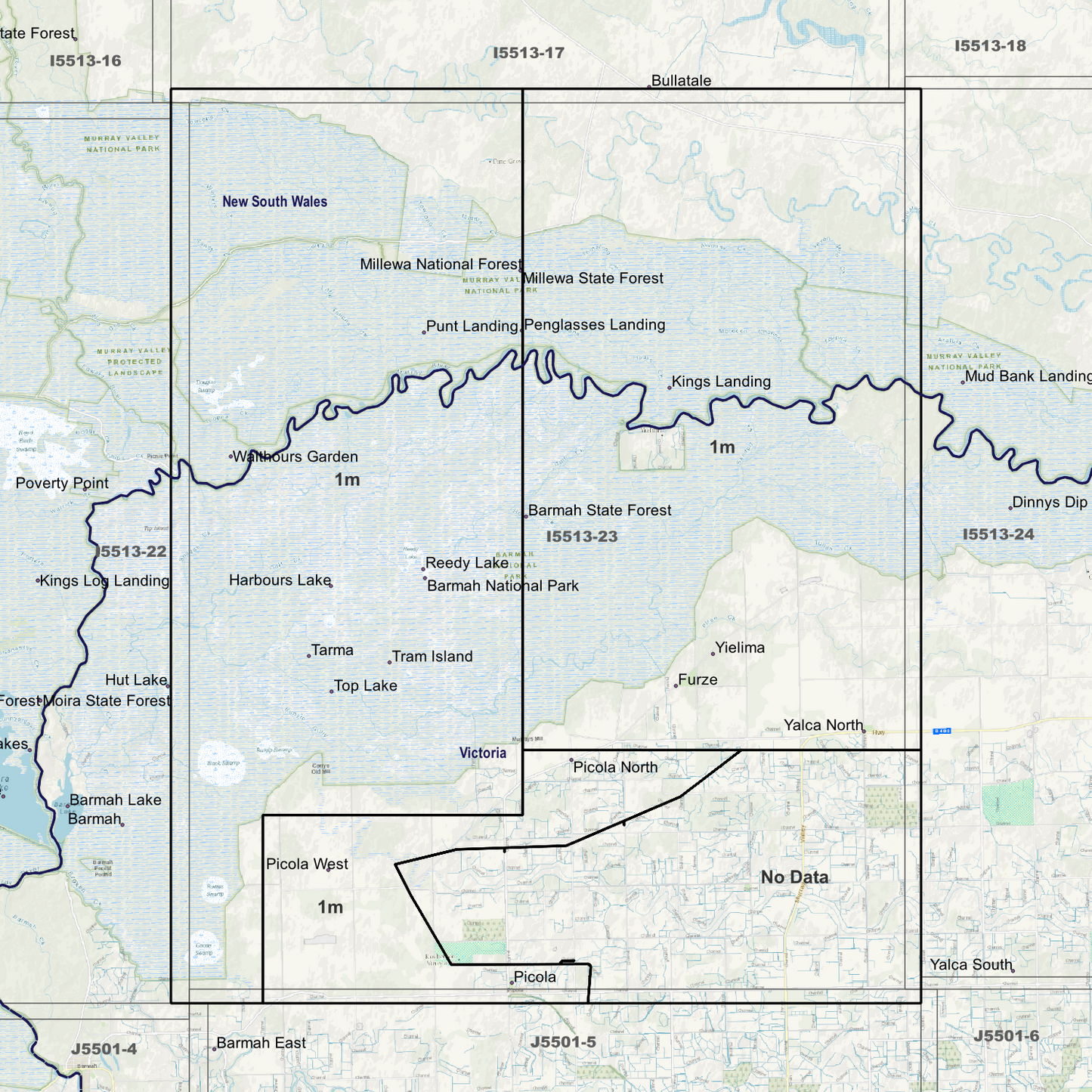 Picola 1m Digital Elevation Models (I5513-23)