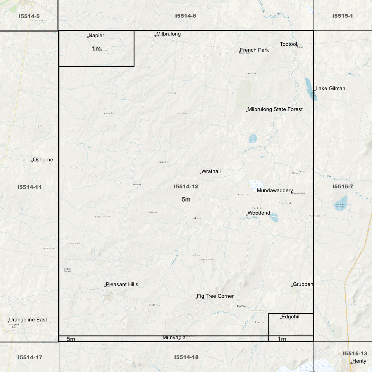 Wrathwall 1m & 5m Digital Elevation Models (I5514-12)