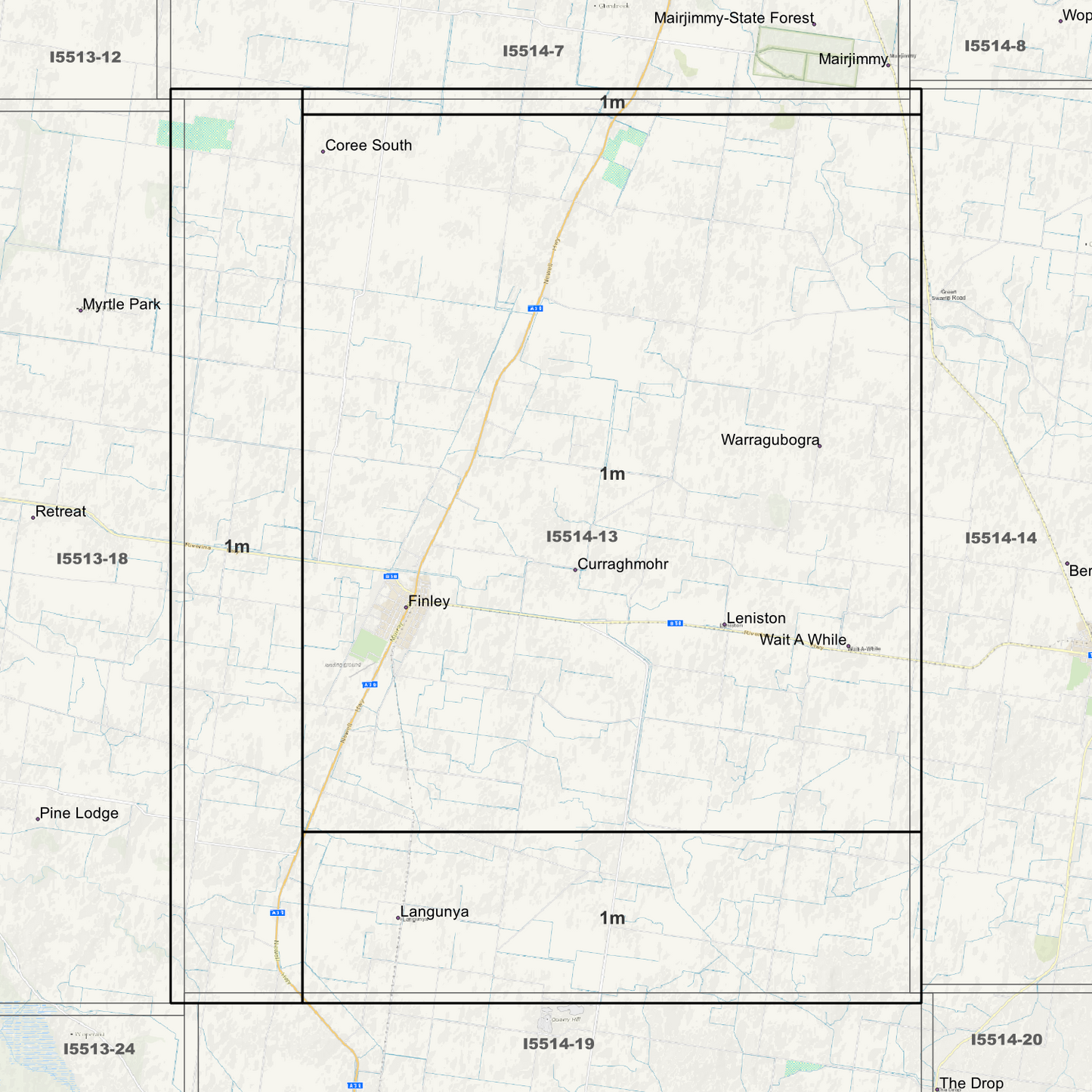 Finley 1m Digital Elevation Models (I5514-13)