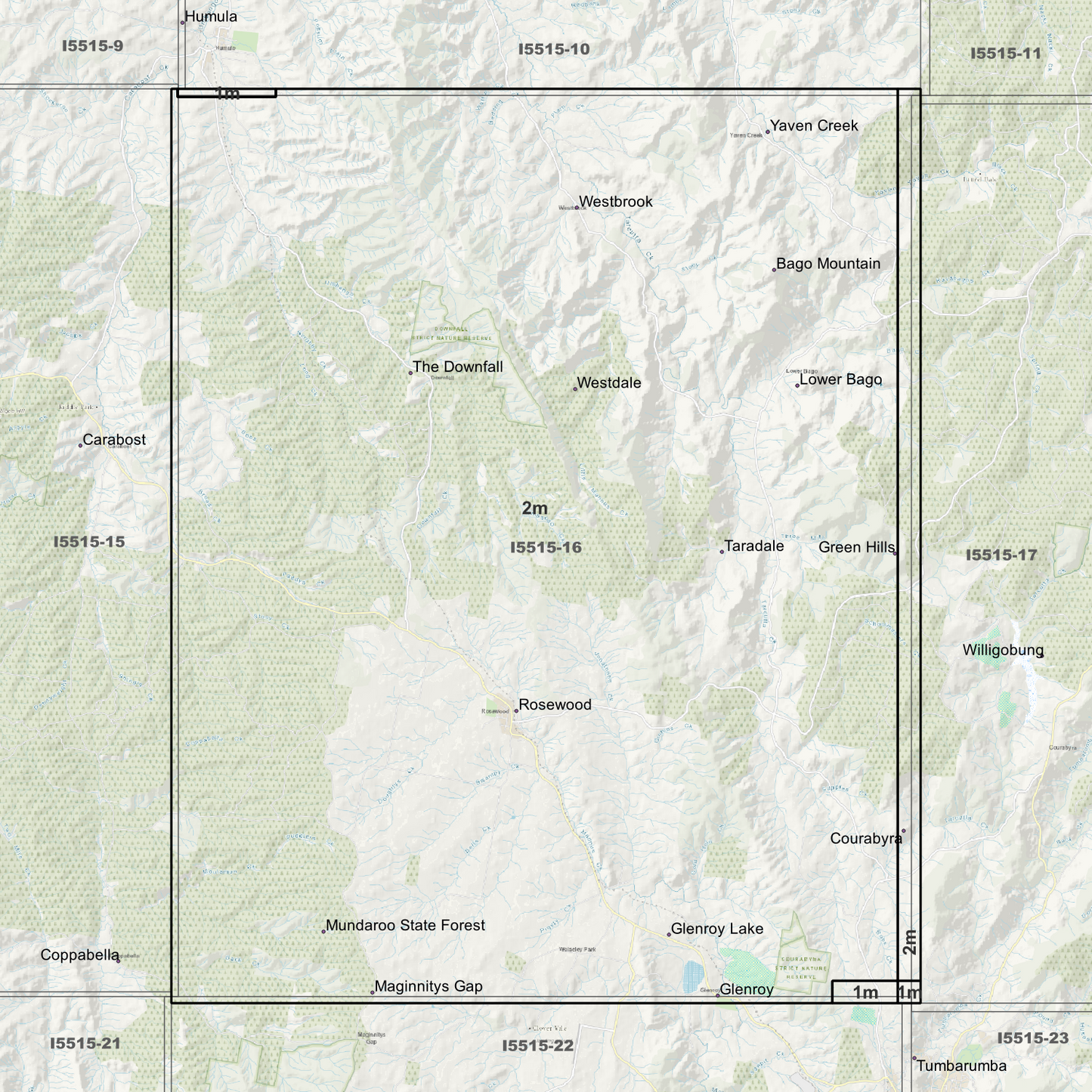Mundaroo 2m Digital Elevation Models (I5515-16)