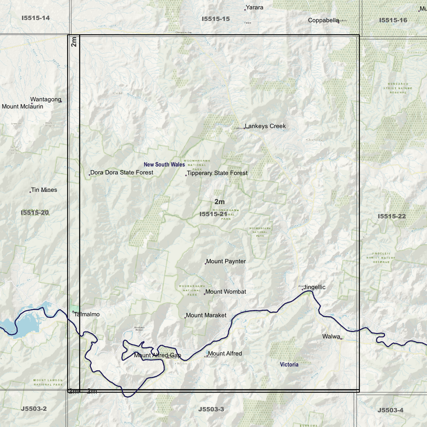Mount Alfred 2m Digital Elevation Models (I5515-21)