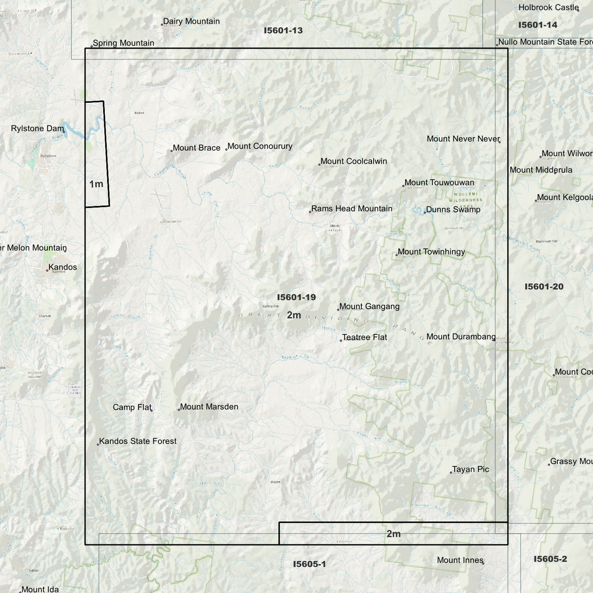 Mount Marsden 1m & 2m Digital Elevation Models (I5601-19)