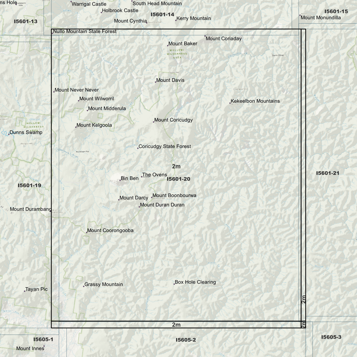 Coricudgy 2m Digital Elevation Models (I5601-20)