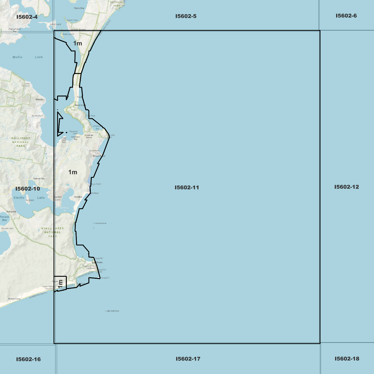 Seal 1m Digital Elevation Models (I5602-11)