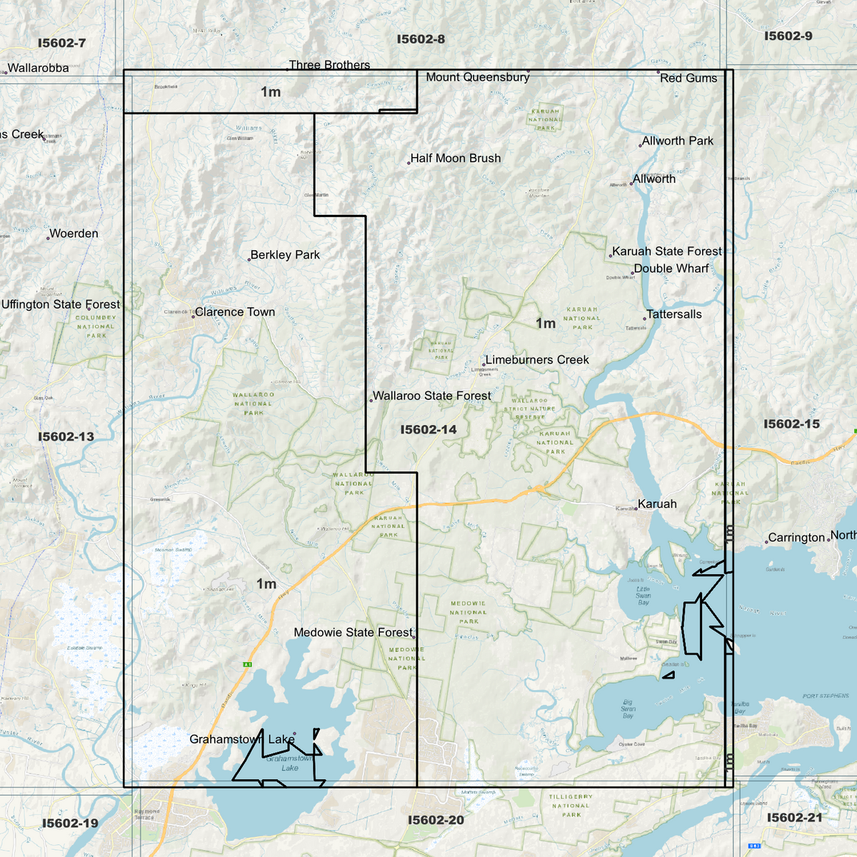 Medowie 1m Digital Elevation Models (I5602-14)