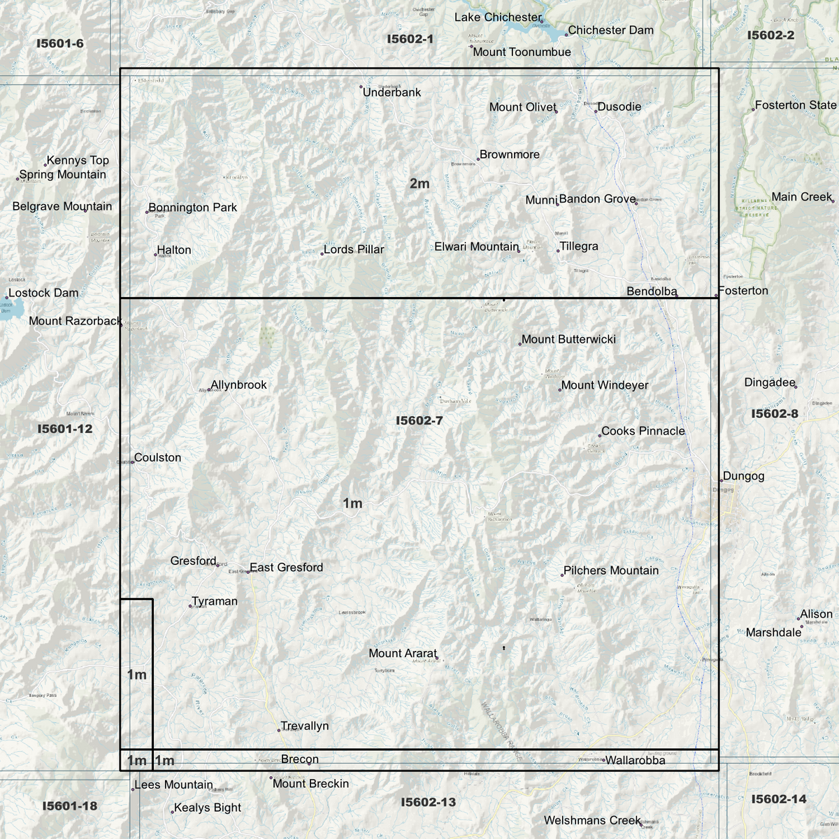 Gresford 1m & 2m Digital Elevation Models (I5602-7)