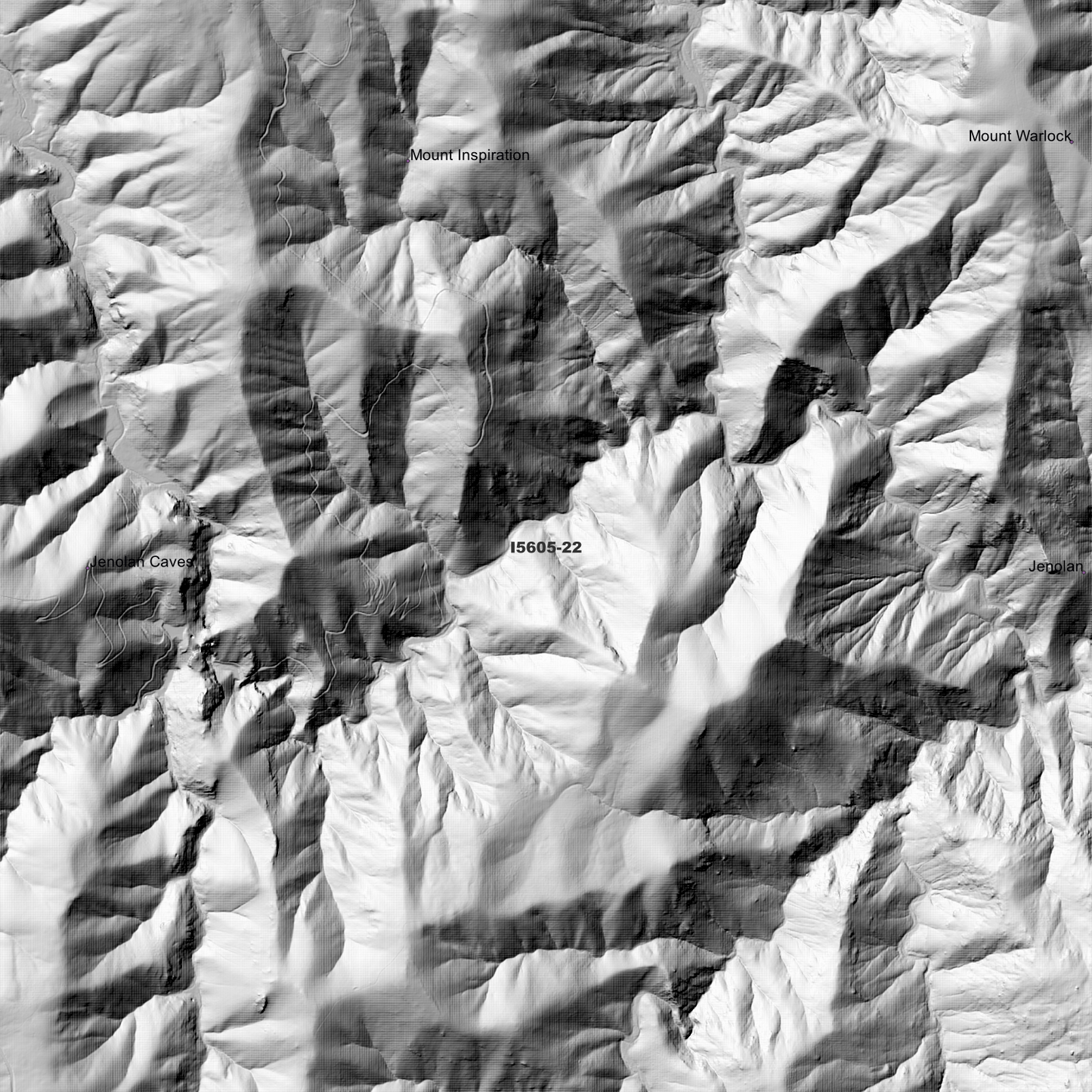 Jenolan 1m & 2m Digital Elevation Models (I5605-22)