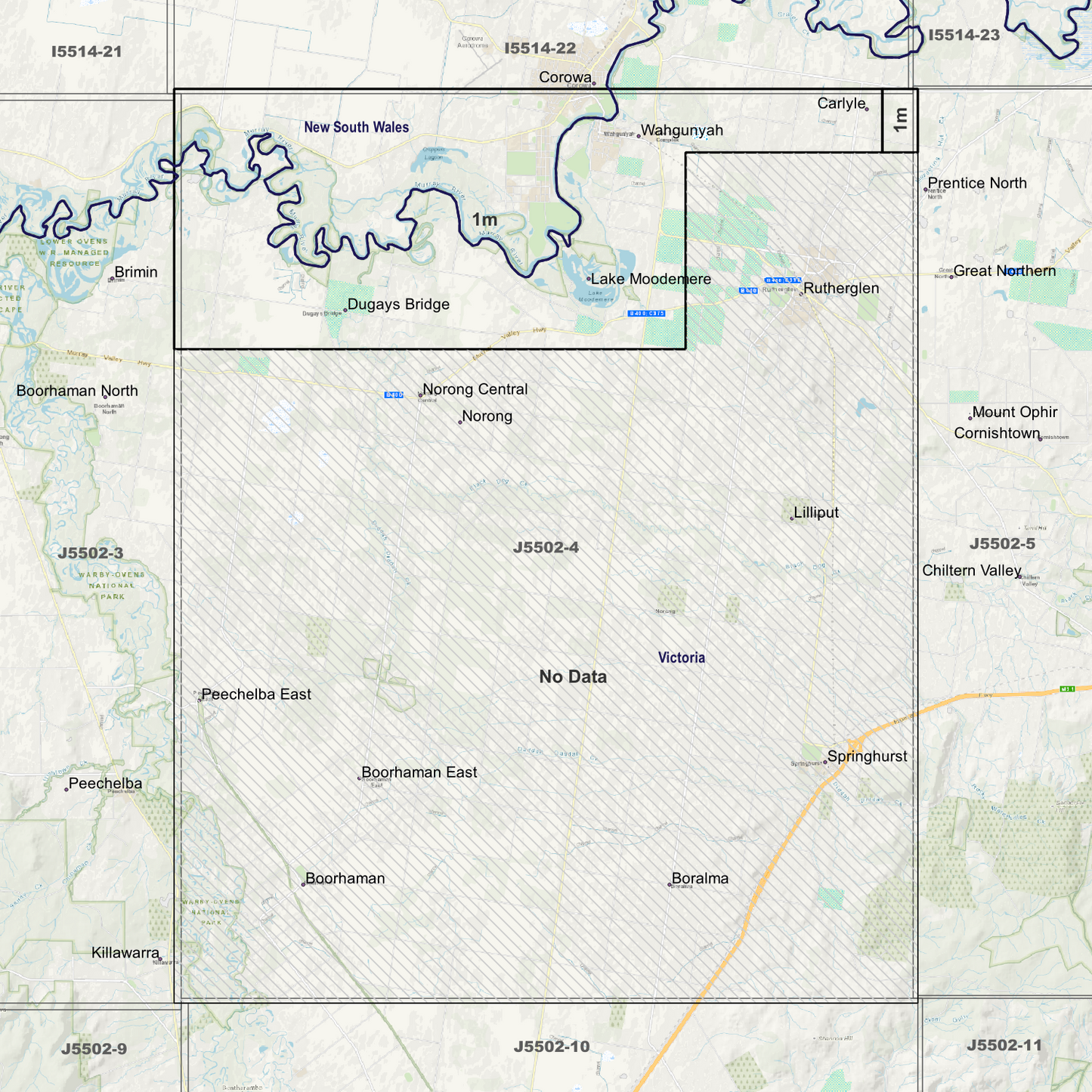 Rutherglen 1m Digital Elevation Models (J5502-4)