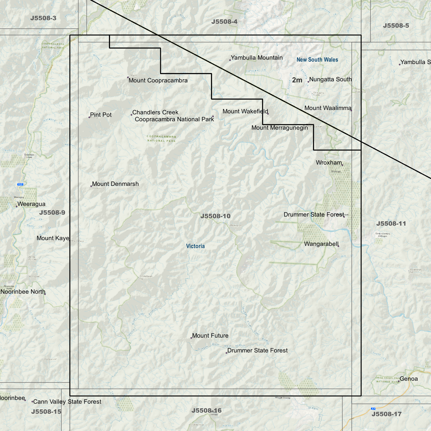 Nungatta 2m Digital Elevation Models (J5508-10)