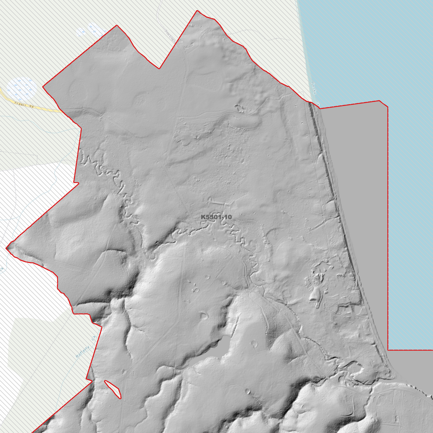 Narracoopa 1m Digital Elevation Model (K5501-10)