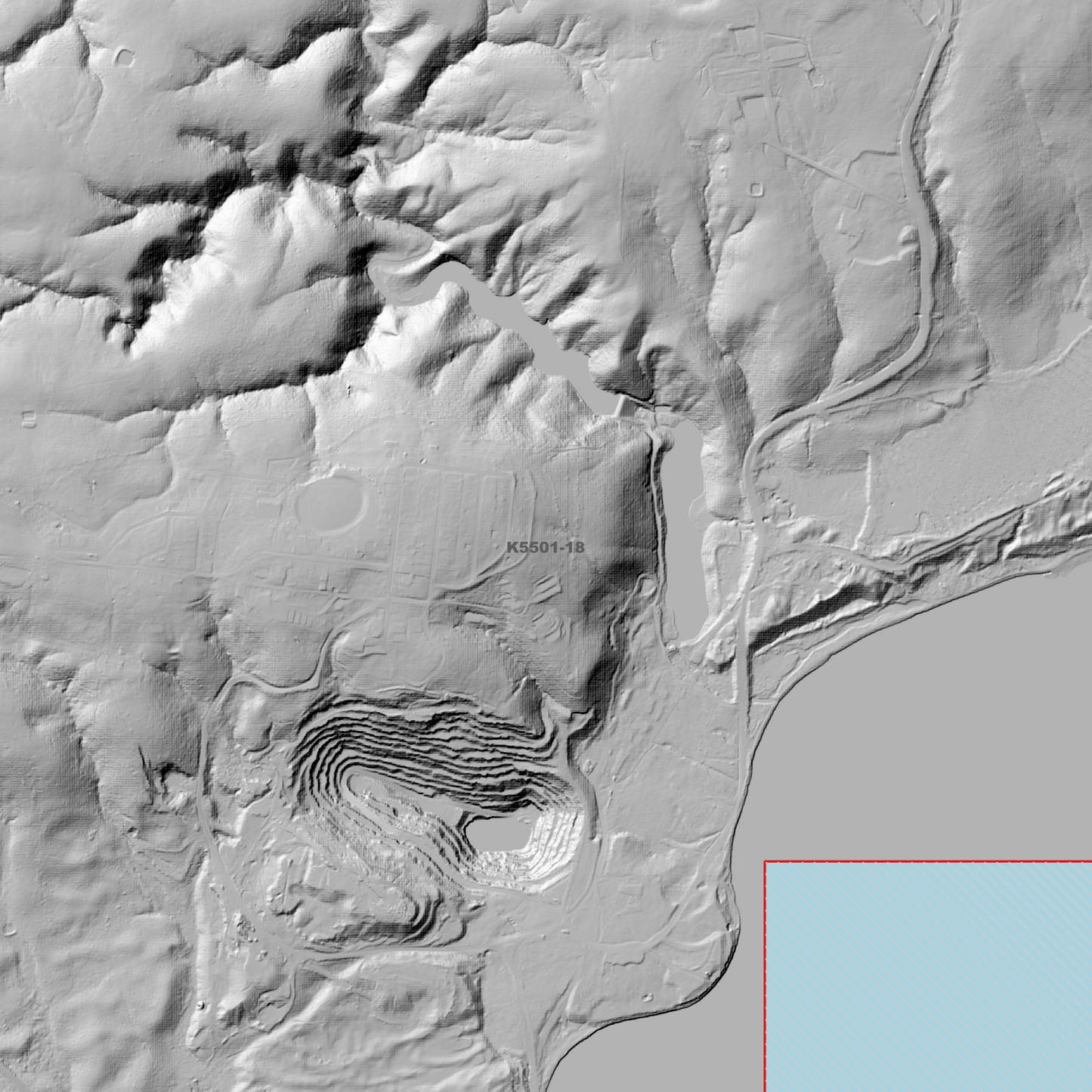 Grassy 1m Digital Elevation Model (K5501-18)