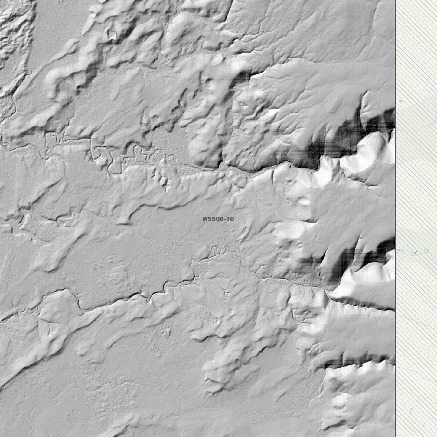 Balfour 1m Digital Elevation Model (K5506-10)