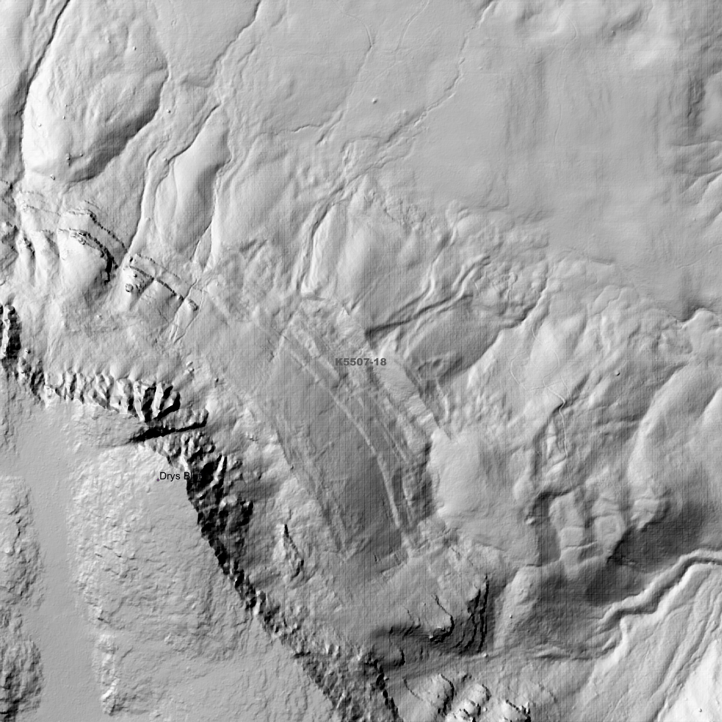 Liffey 1m Digital Elevation Model (K5507-18)