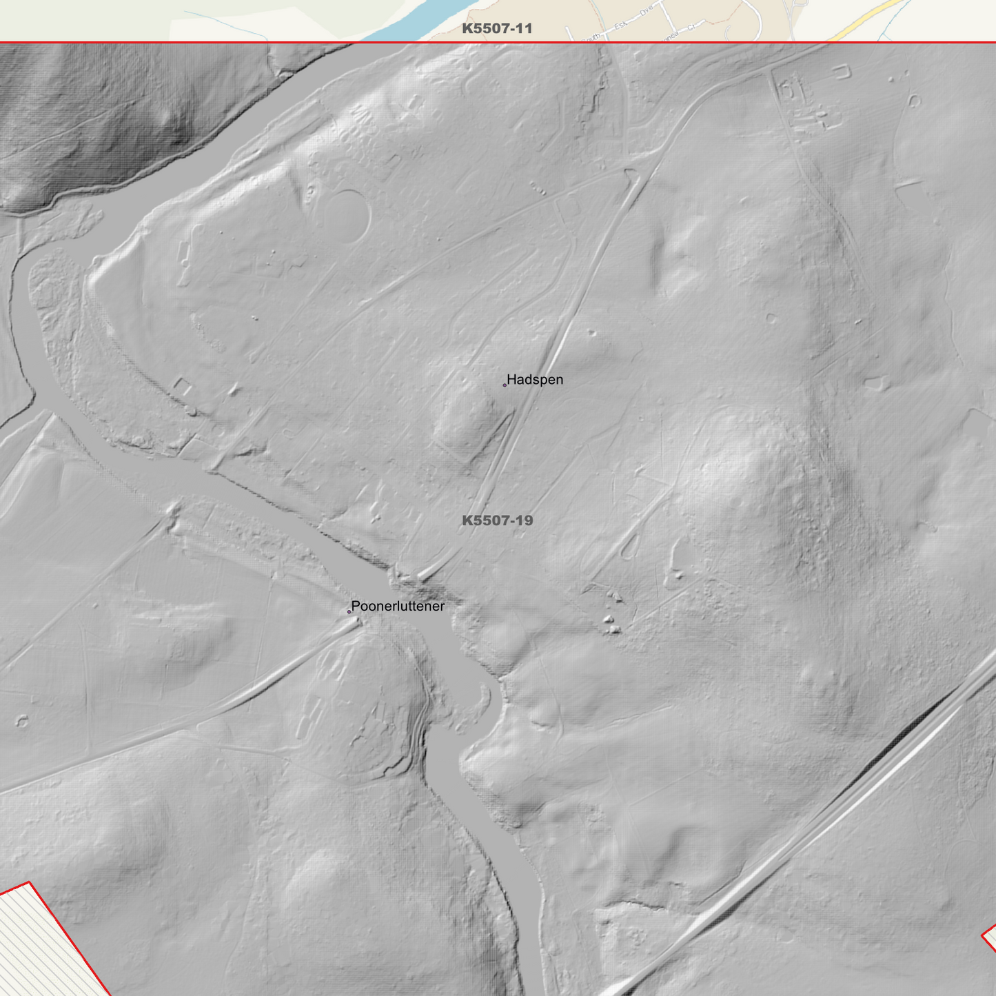 Longford 1m Digital Elevation Model (K5507-19)