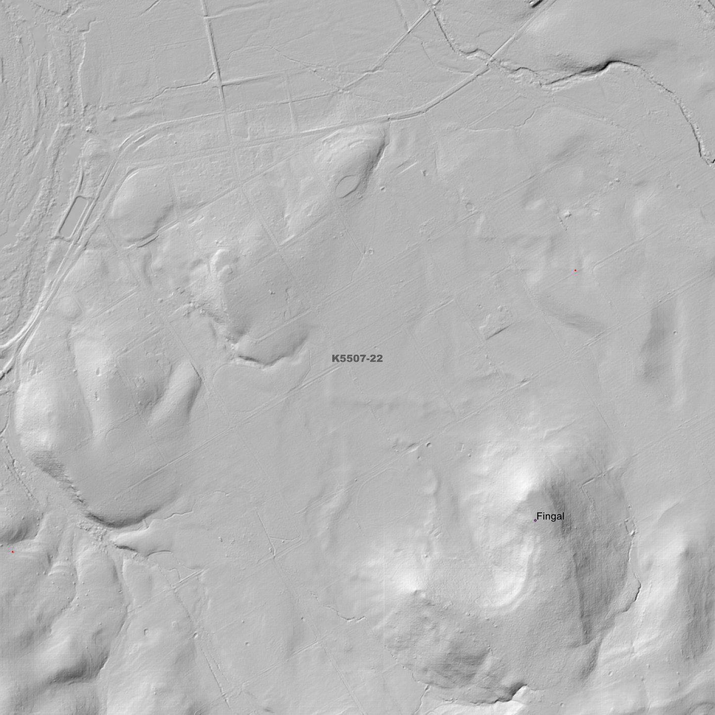 Fingal 1m Digital Elevation Model (K5507-22)