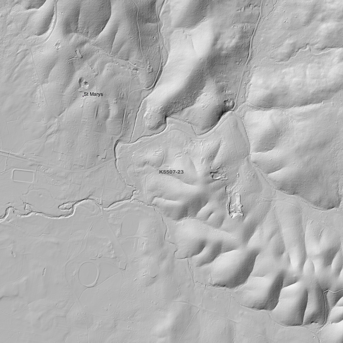 St Marys 1m Digital Elevation Model (K5507-23)