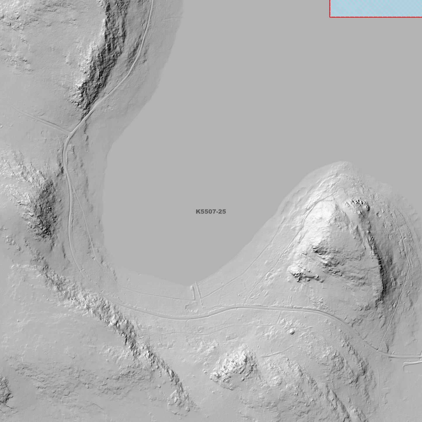 Liawenee 1m Digital Elevation Model (K5507-25)