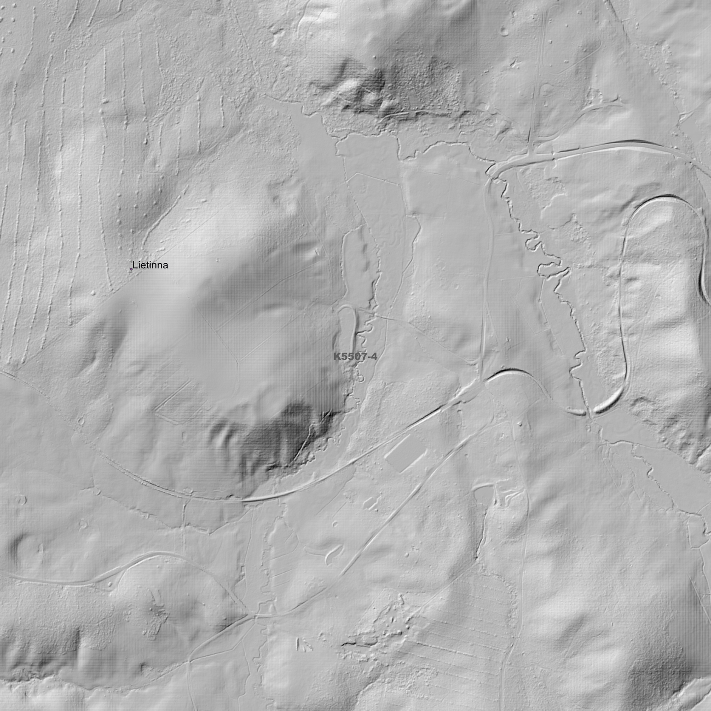 Bridport 1m Digital Elevation Model (K5507-4)