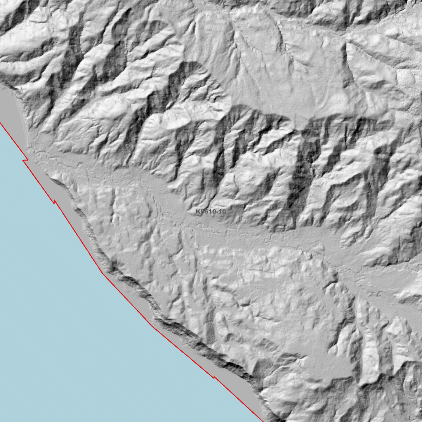 Macquarie Harbour 1m Digital Elevation Model (K5510-10)